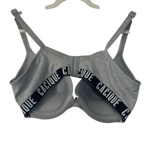 Cacique gray sports bra size 42DD